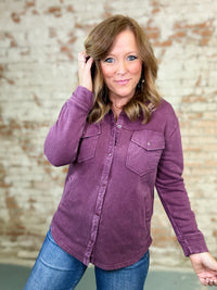 Venetta Plum Shacket