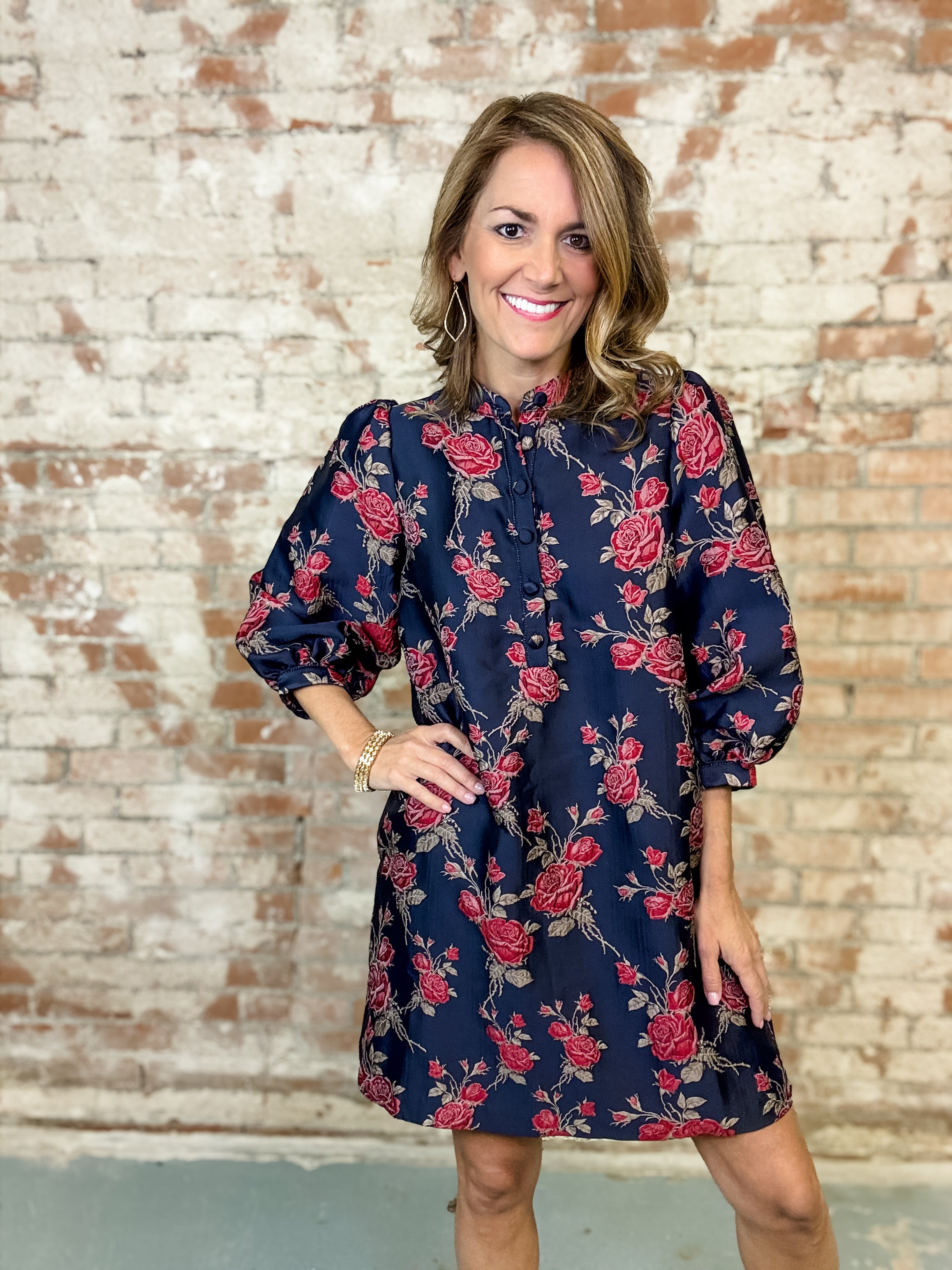 Praia Floral Print Dress