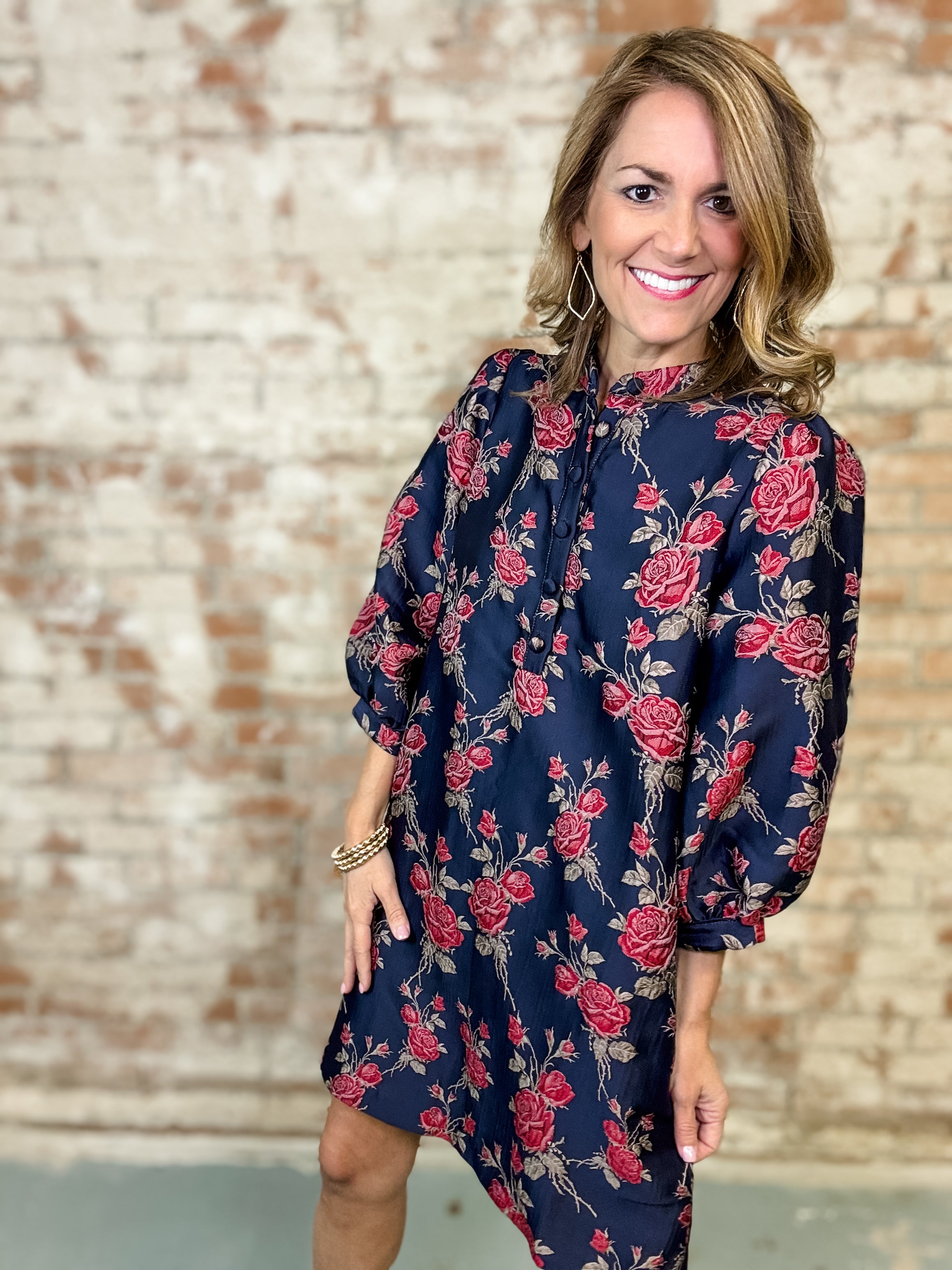 Praia Floral Print Dress