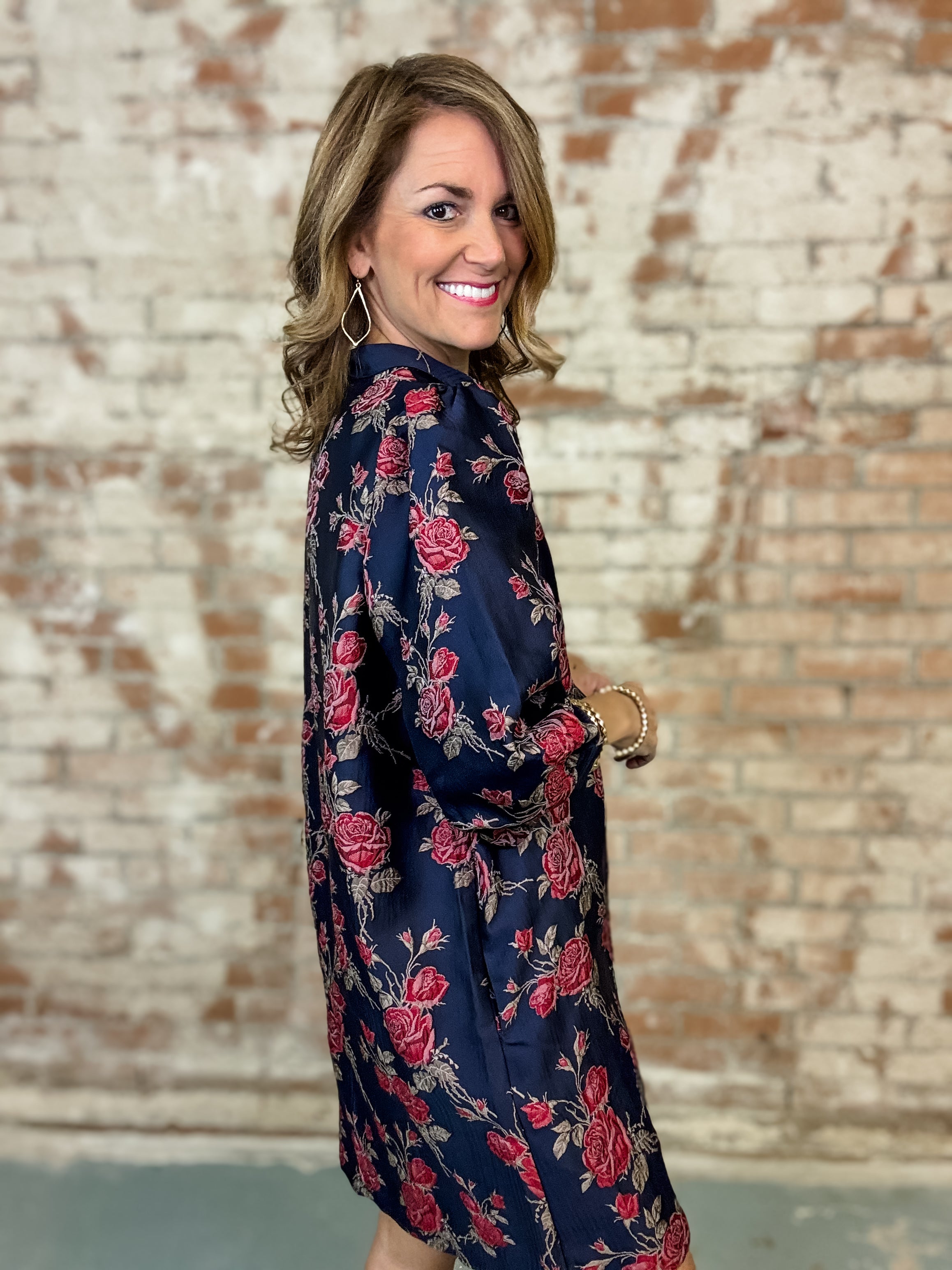 Praia Floral Print Dress