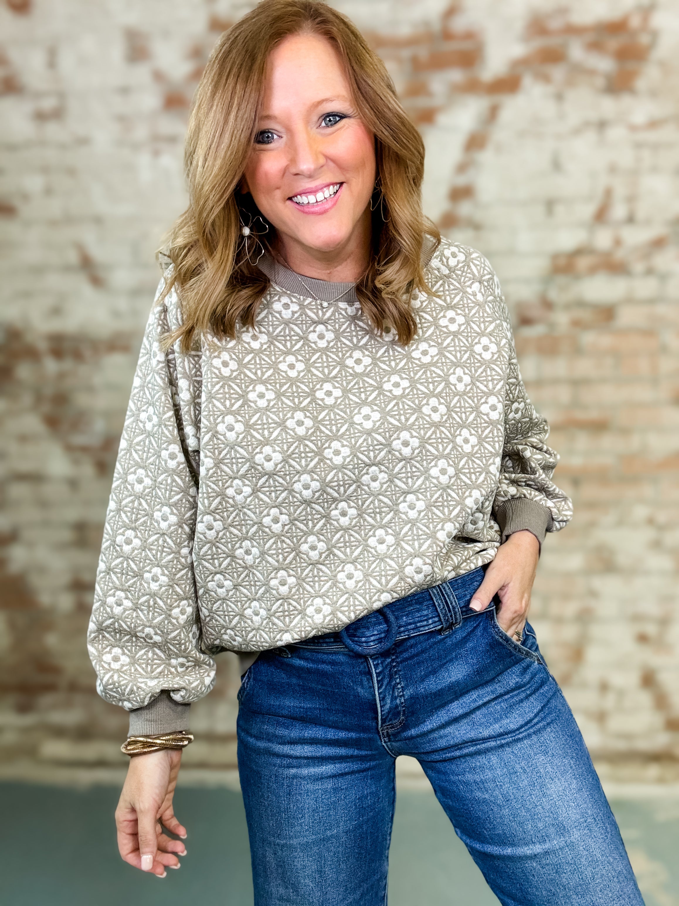 Wyndell Textured Pullover