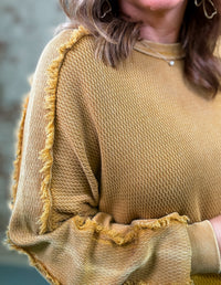 Melani Waffle Knit Top