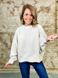 Larissa Ribbed Neck Top