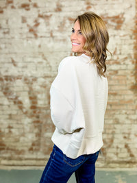 Larissa Ribbed Neck Top