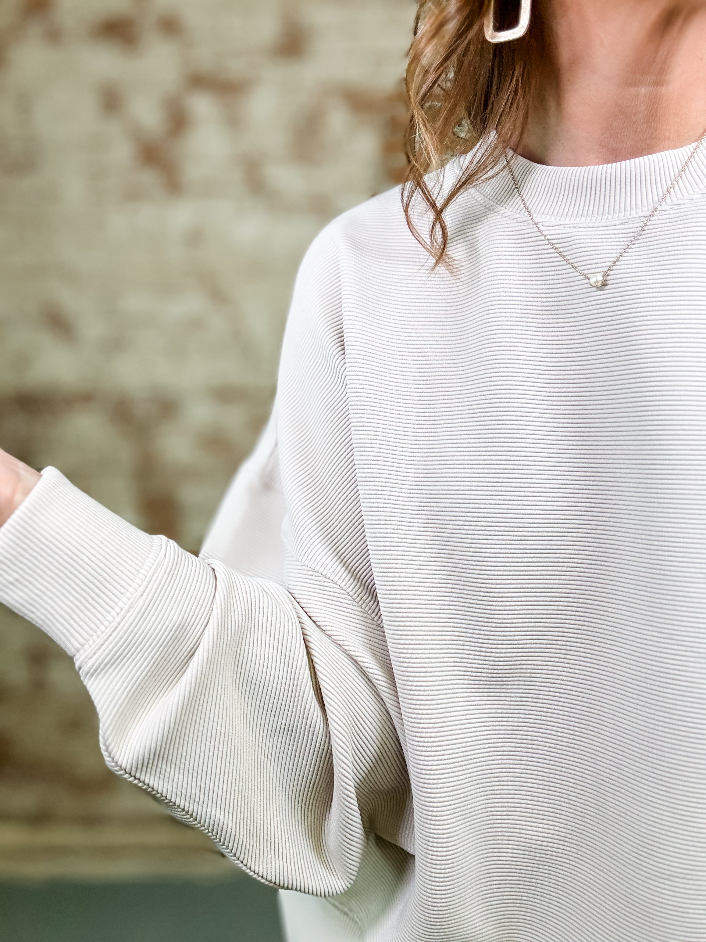 Larissa Ribbed Neck Top