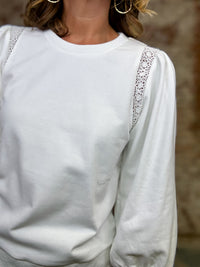 Blanca Crochet Lace Top