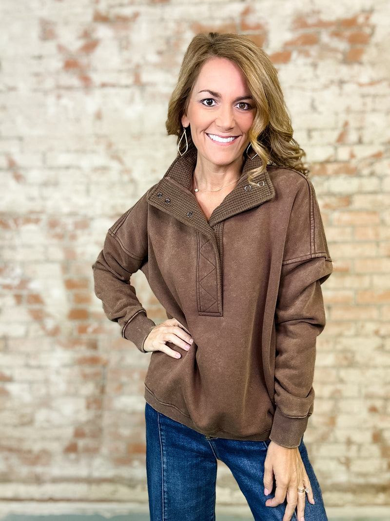 Gia Half Snap Pullover