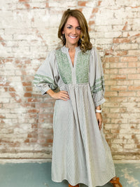 Zephyr Puff Sleeve Dress