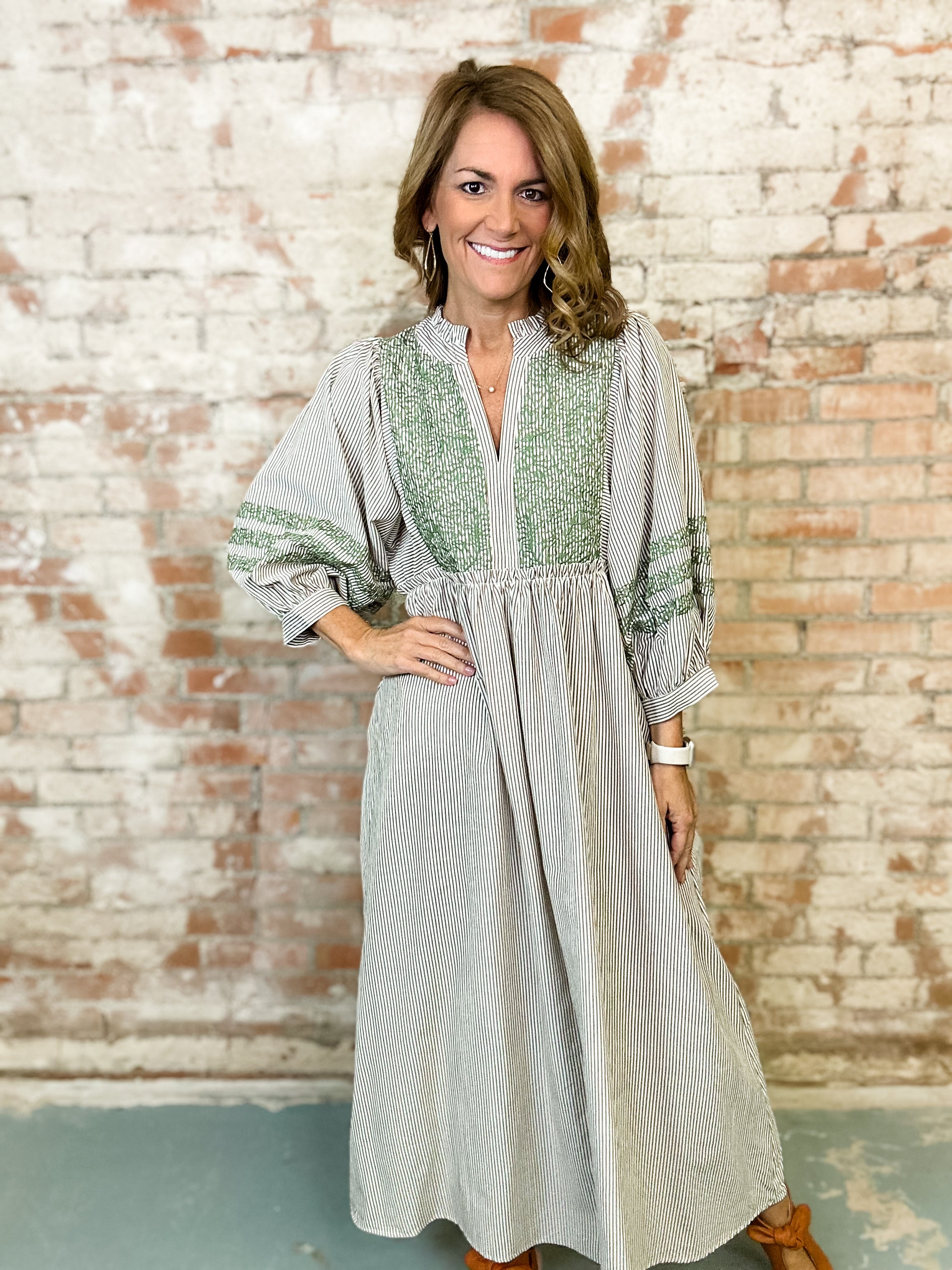 Zephyr Puff Sleeve Dress