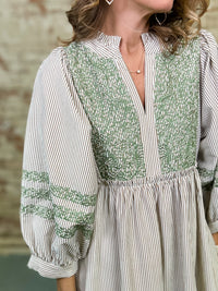 Zephyr Puff Sleeve Dress