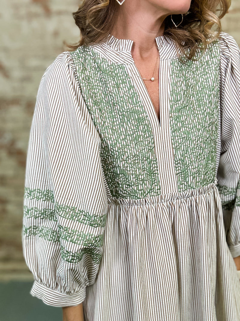 Zephyr Puff Sleeve Dress