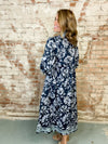 Indra Ruffle Neckline Dress