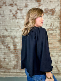 Camille Lace Accent Top