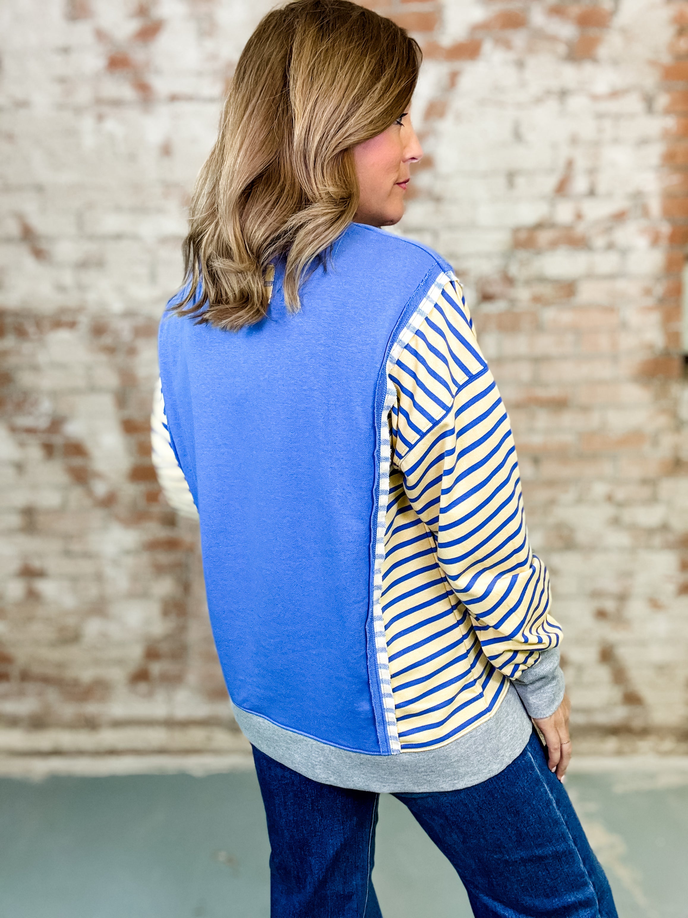 Isis Stripe Knit Top