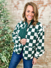 Margie Checkered Sherpa Jacket