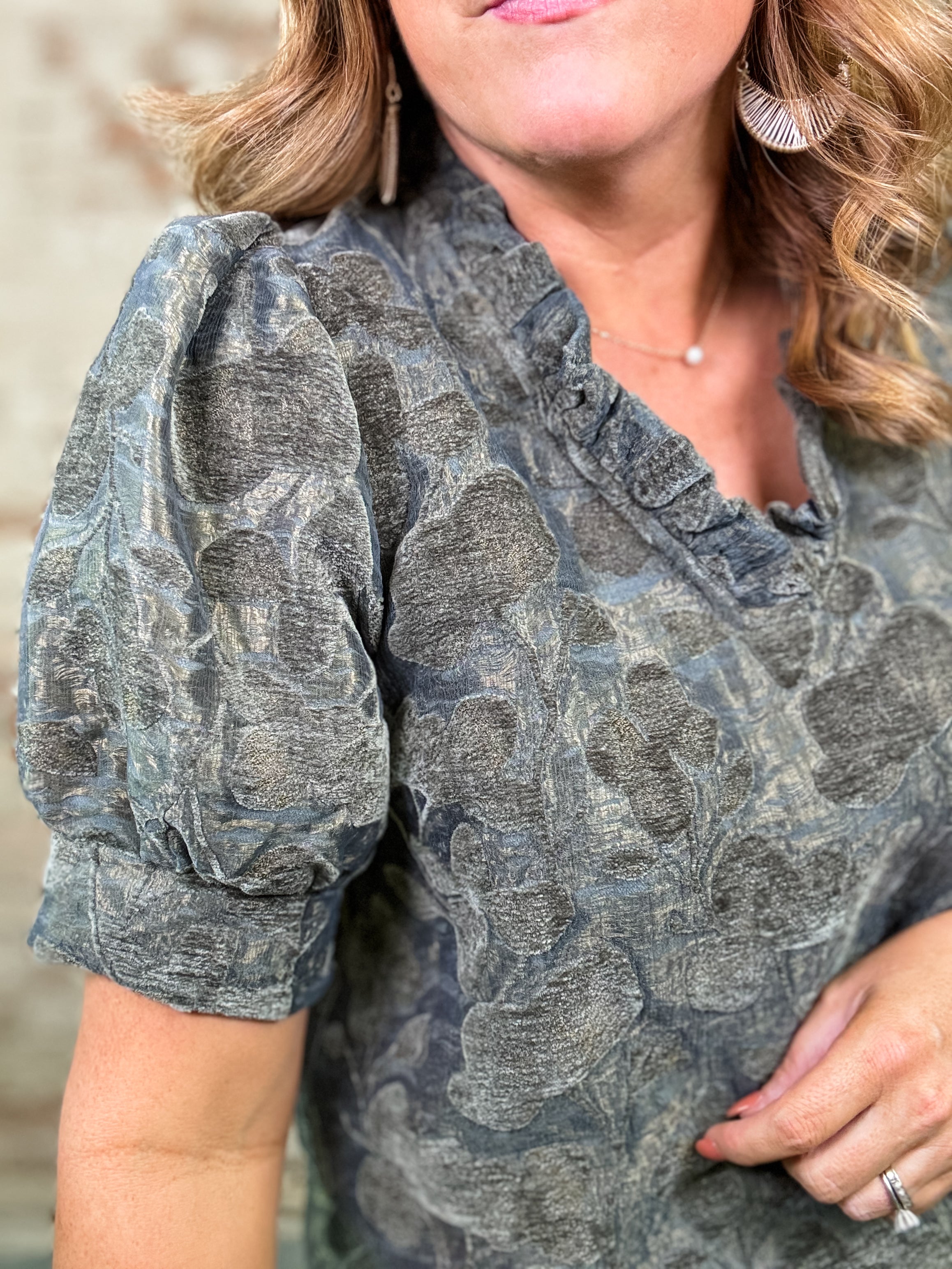 Lysette Velvet Top