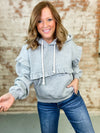 Rianna Ruffle Sweat Shirt