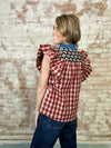 THML Tamara Plaid Top