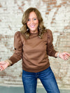 Elyse Embossed Textured Top