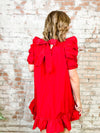 Red Roosevelt Party Dress