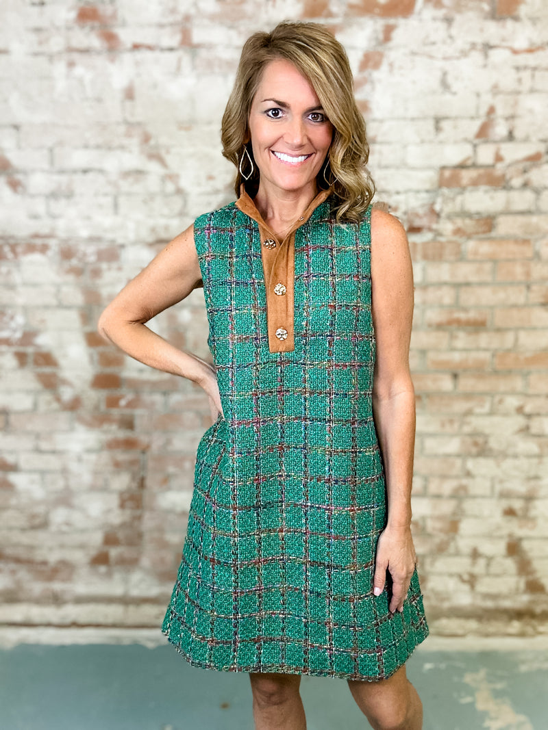 THML Daphna Tweed Dress