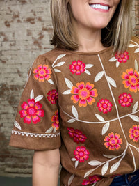 THML Dawson Embroidered Top