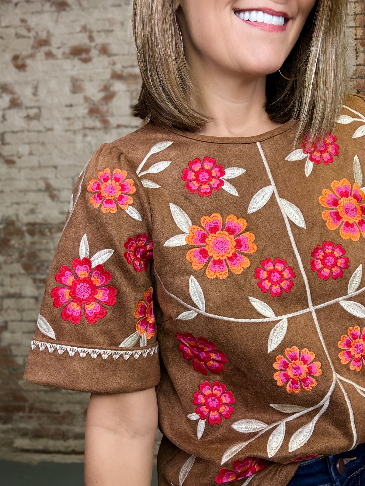 THML Dawson Embroidered Top
