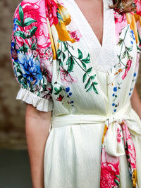 Kerry Floral Border Dress