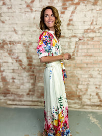 Kerry Floral Border Dress