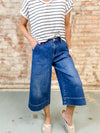 Sally High Rise Wide Cropped Jeans