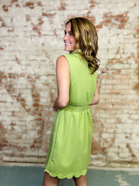 Sianna Solid Zip Dress