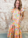 Vivian Flutter Sleeve Dress