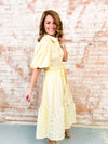 Cathi Eyelet Stripe Dress