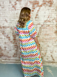 Summer Camp Geo Dress | Sunshine Tienda