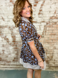 Brownie Floral Print Dress