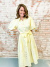 Cathi Eyelet Stripe Dress