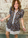 Brownie Floral Print Dress