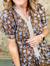 Brownie Floral Print Dress