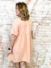 Adelynn Peach Dress