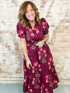 Cassandra Floral Print Dress
