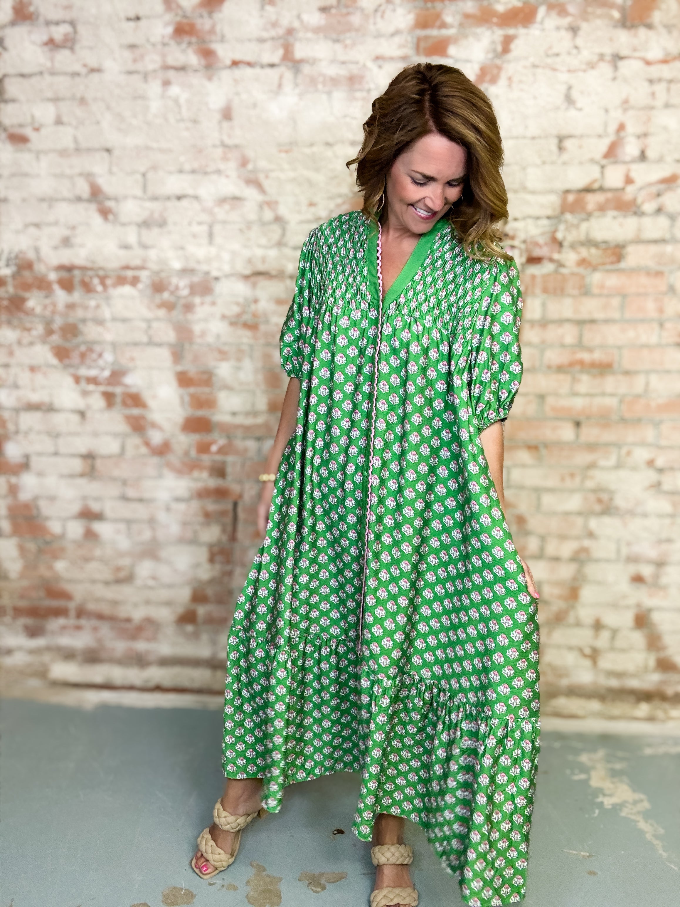 Warren Floral Midi Dress