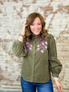 Trace Puff Sleeve Top