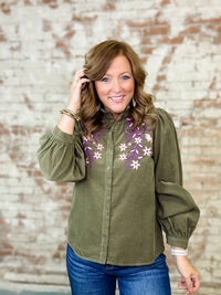 Trace Puff Sleeve Top