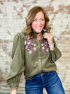 Trace Puff Sleeve Top