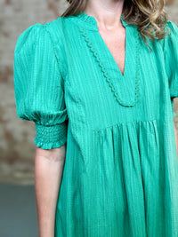 Aleah Textured Midi Dress