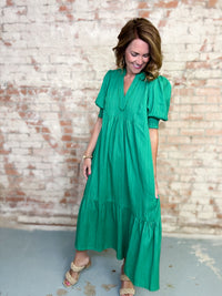 Aleah Textured Midi Dress
