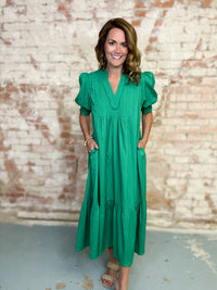 Aleah Textured Midi Dress
