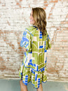 Jules Embroidered Print Dress
