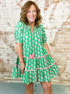 THML Michelle Flower Print Dress