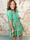 THML Michelle Flower Print Dress